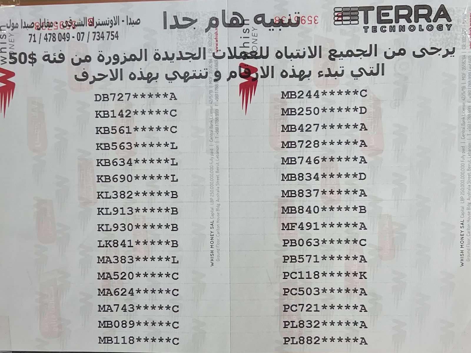 بالمستند: تحذير عاجل إلى اللبنانيين... مئات ملايين الدولارات المزورة تغزو الأسواق!