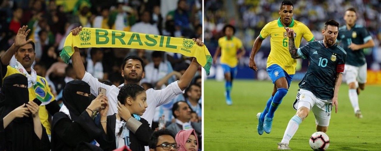 البرازيل تسقط امام الارجنتين بالسوبر كلاسيكو في السعودية