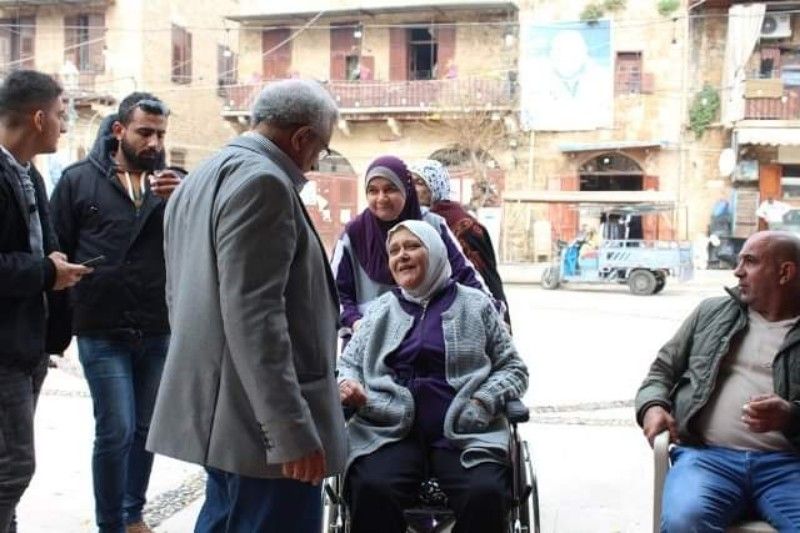 النائب الدكتور اسامة سعد في زيارة الى سوق مدينة صيدا