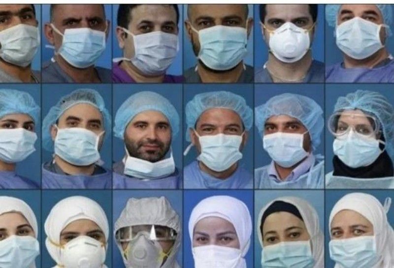 هؤلاء هم أبطال طاقم وحدة كورونا في مستشفى رفيق الحريري الحكومي!*