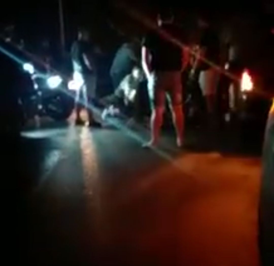 *#بالفيديو: #حادث سير مروع تصادم ثلاث سيارات على أوتوستراد السعديات وقع نتيجته ثلاثة جرحى*