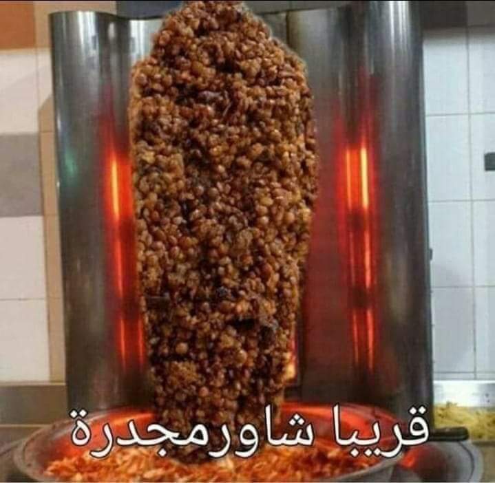 كول يا لبناني كول عدس مسامير ركب هههههههههه
