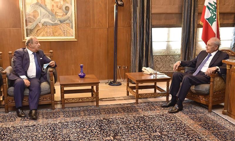 الرئيس بري استقبل السفير الفرنسي في زيارة وداعية 