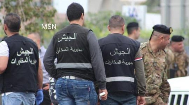 مخابرات الجيش اللبناني مكتب أمن صور تتمكن من توقيف مطلق النار على إثر الإشكال الفردي الذي وقع منذ حوالي الساعة والنصف في مدينة صور