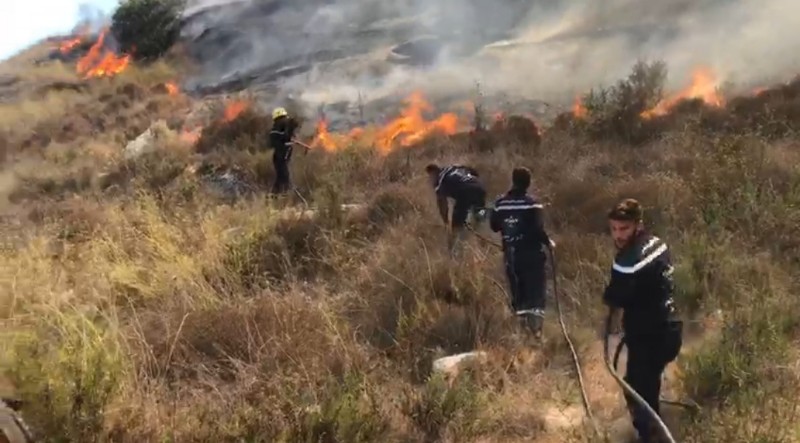 بالفيديو: وادي جيلو منطقة عسكرية لفرق الإطفاء