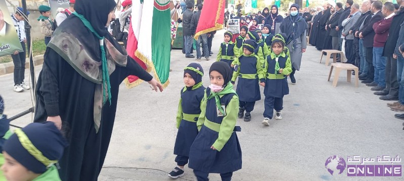 بالصور:في يوم الوفاء للقادة الش☀️داء،  كشافة الرسالة الاسلامية/ الفوج الحسيني الاول تحيي ذكرى تفجير حسينية بلدة معركة بمسيرة كشفية في البلدة.