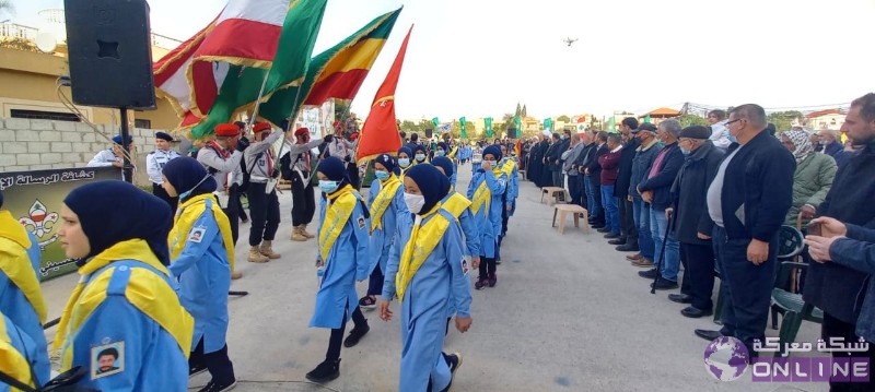 بالصور:في يوم الوفاء للقادة الش☀️داء،  كشافة الرسالة الاسلامية/ الفوج الحسيني الاول تحيي ذكرى تفجير حسينية بلدة معركة بمسيرة كشفية في البلدة.