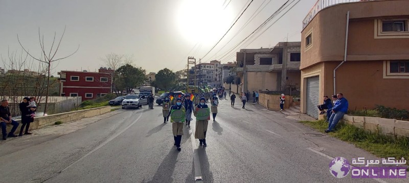 بالصور:في يوم الوفاء للقادة الش☀️داء،  كشافة الرسالة الاسلامية/ الفوج الحسيني الاول تحيي ذكرى تفجير حسينية بلدة معركة بمسيرة كشفية في البلدة.