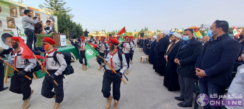 بالصور:في يوم الوفاء للقادة الش☀️داء،  كشافة الرسالة الاسلامية/ الفوج الحسيني الاول تحيي ذكرى تفجير حسينية بلدة معركة بمسيرة كشفية في البلدة.