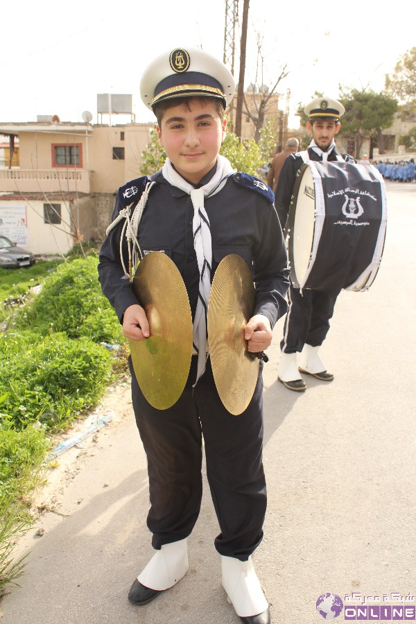 بالصور:في يوم الوفاء للقادة الش☀️داء،  كشافة الرسالة الاسلامية/ الفوج الحسيني الاول تحيي ذكرى تفجير حسينية بلدة معركة بمسيرة كشفية في البلدة.