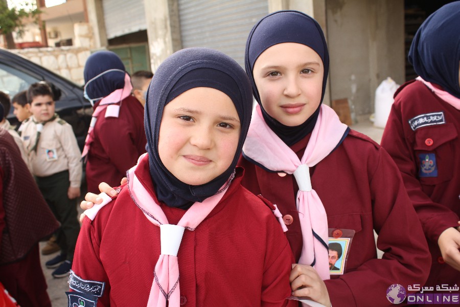 بالصور:في يوم الوفاء للقادة الش☀️داء،  كشافة الرسالة الاسلامية/ الفوج الحسيني الاول تحيي ذكرى تفجير حسينية بلدة معركة بمسيرة كشفية في البلدة.