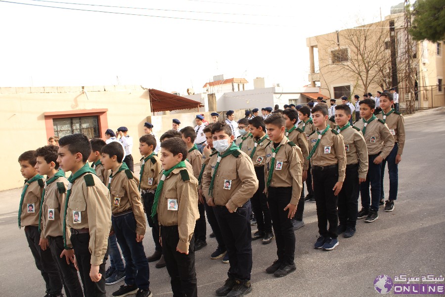 بالصور:في يوم الوفاء للقادة الش☀️داء،  كشافة الرسالة الاسلامية/ الفوج الحسيني الاول تحيي ذكرى تفجير حسينية بلدة معركة بمسيرة كشفية في البلدة.