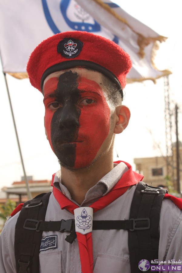 بالصور:في يوم الوفاء للقادة الش☀️داء،  كشافة الرسالة الاسلامية/ الفوج الحسيني الاول تحيي ذكرى تفجير حسينية بلدة معركة بمسيرة كشفية في البلدة.