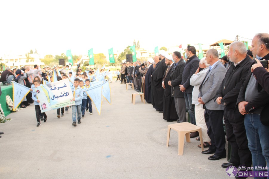 بالصور:في يوم الوفاء للقادة الش☀️داء،  كشافة الرسالة الاسلامية/ الفوج الحسيني الاول تحيي ذكرى تفجير حسينية بلدة معركة بمسيرة كشفية في البلدة.