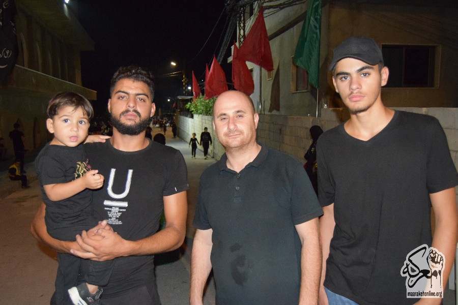حركة امل تحيي الليلة الثالثة من مجالس عاشوراء في باحة مجمع الإمام الحسين( ع ) في بلدة معركة.