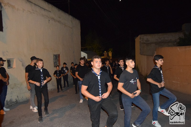 حركة امل تحيي الليلة الرابعة من مجالس عاشوراء في باحة مجمع الإمام الحسين( ع ) في بلدة معركة.