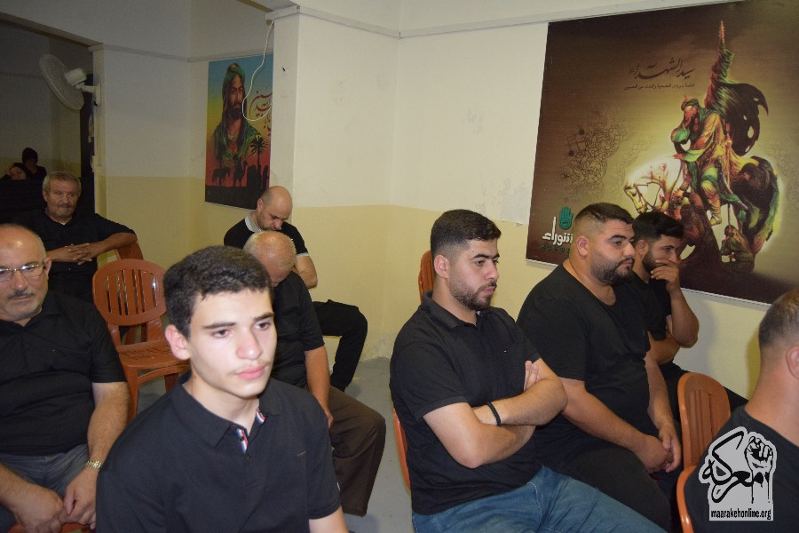 بالصور : المجلس العاشورائي الثالث في قاعةالحاج نايف الزين  في بلدة   معركة