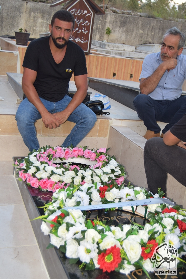 بالصور:تأبين حاشد في ذكرى ثالث لفقيد  الشباب حسن شفيق الحاج - موقع معركة اونلاين