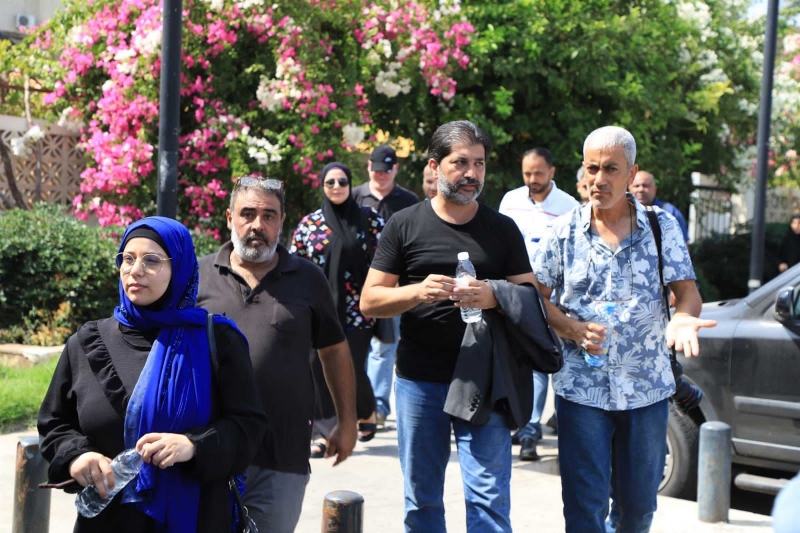 جولة لإعلاميي منطقة صور عشية ذكرى تغييب الإمام الصدر في ساحة المهرجان