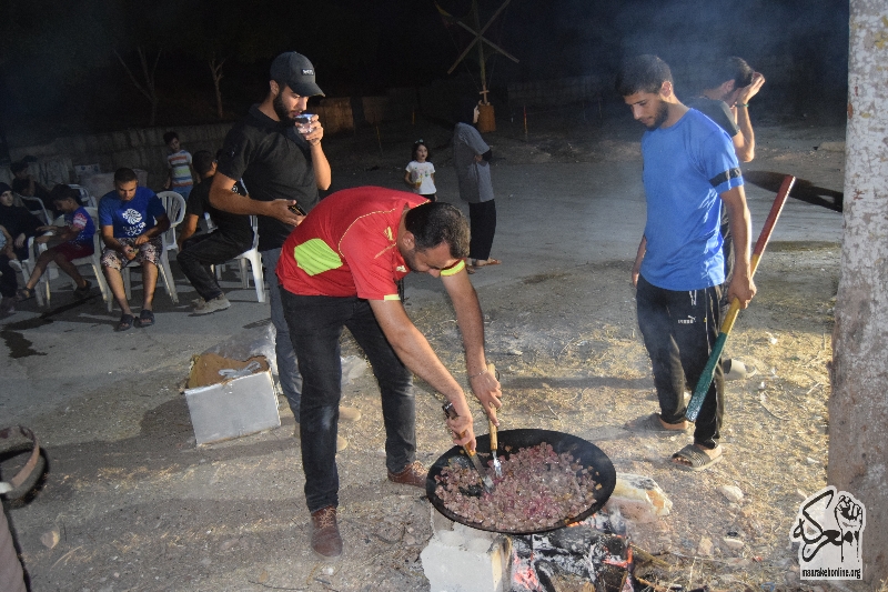 بالصور:عشاء في معركة  على شرف كشافة الرسالة الإسلامية الفوج الحسيني الأول -  معركة