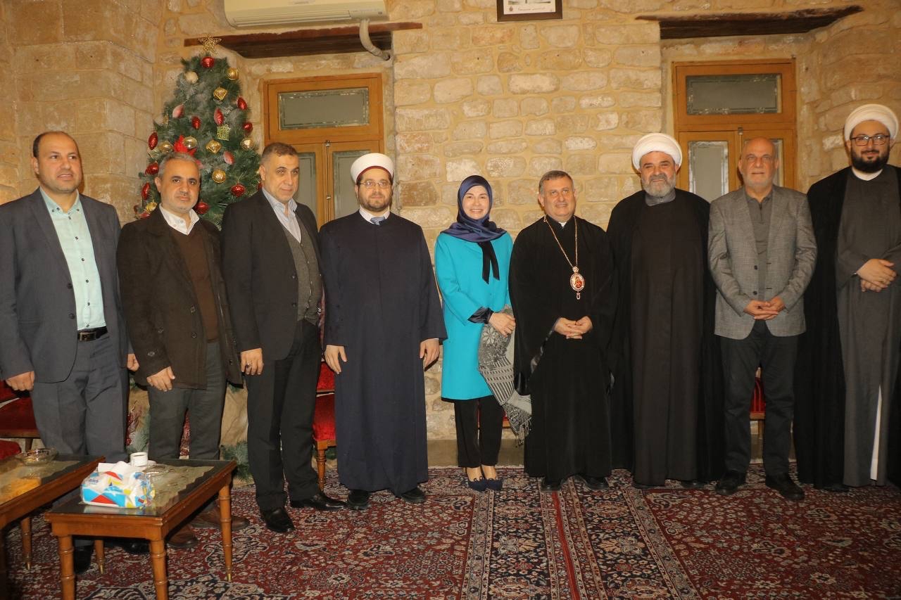 جولة لقيادة حركة أمل باقليم جبل عامل  على الكنائس مهنئا بعيد الميلاد