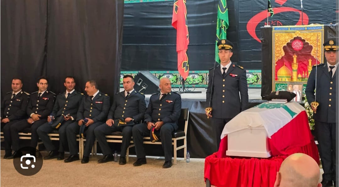 بمشاركة نجله المهندس مياس  : وداع رسمي وموكب جنائزي مهيب للعميدبشير طليس
