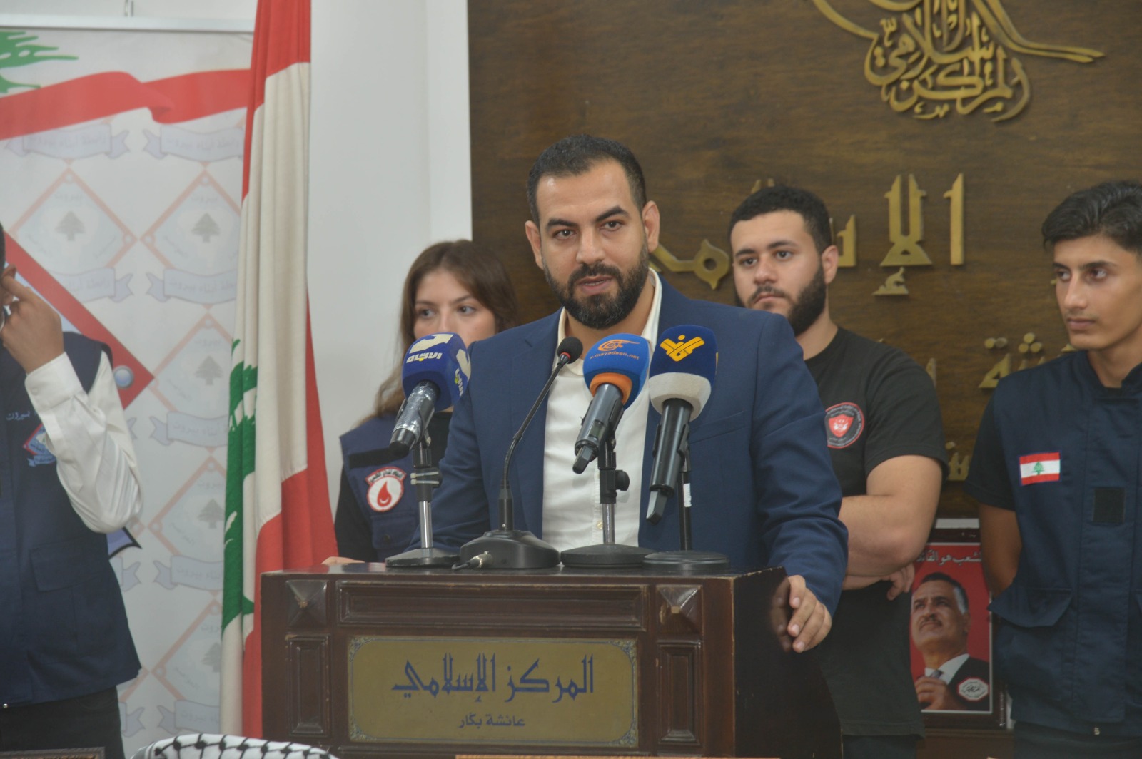 بيروت إحتفلت بذكرى 23 يوليو وتكريم المناضل العربي الناصري البيروتي منير كنيعو رئيس الدفاع المدني الشعبي.