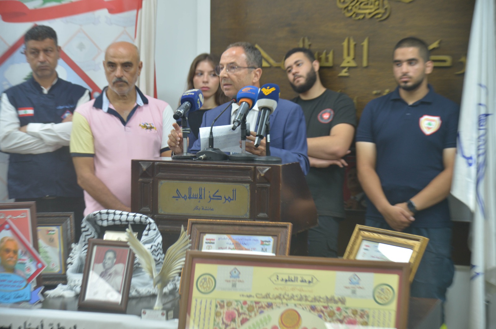 بيروت إحتفلت بذكرى 23 يوليو وتكريم المناضل العربي الناصري البيروتي منير كنيعو رئيس الدفاع المدني الشعبي.