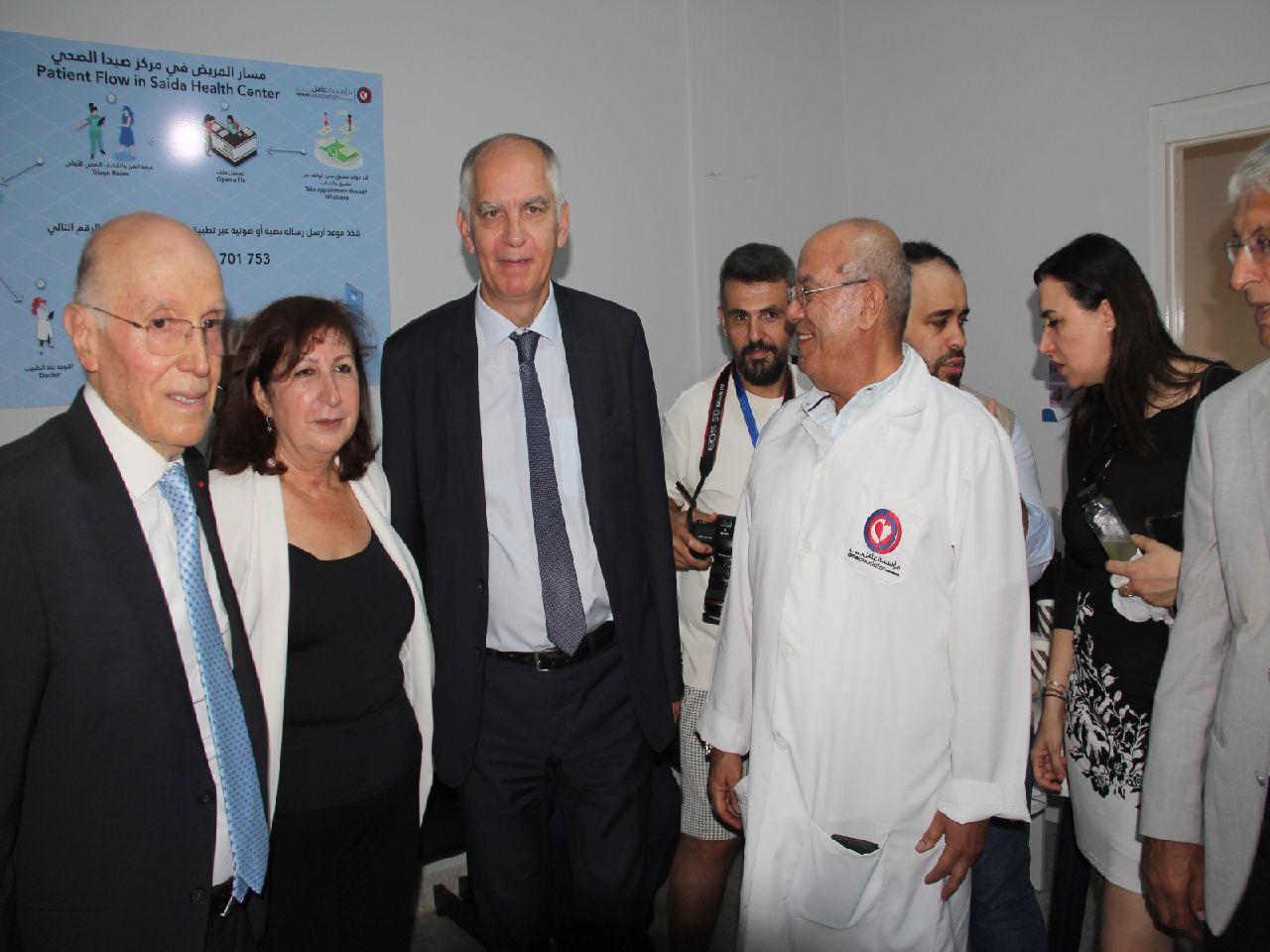 سفير فرنسا زار المركز الجديد لمؤسسة عامل الدولية في صيدا