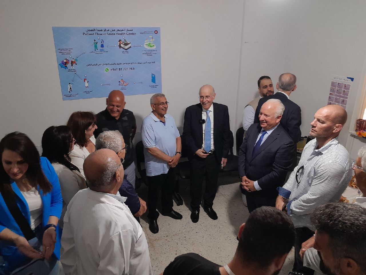 سفير فرنسا زار المركز الجديد لمؤسسة عامل الدولية في صيدا