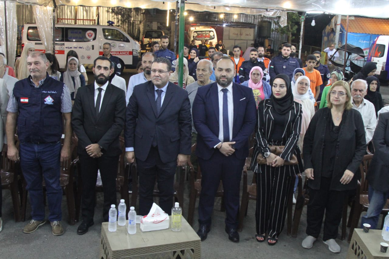هيئة الخدمات الطبية للإسعاف والإغاثة أقامت حفل تخريج دفعة من متطوعين مجموعة ل بيروت الإجتماعية