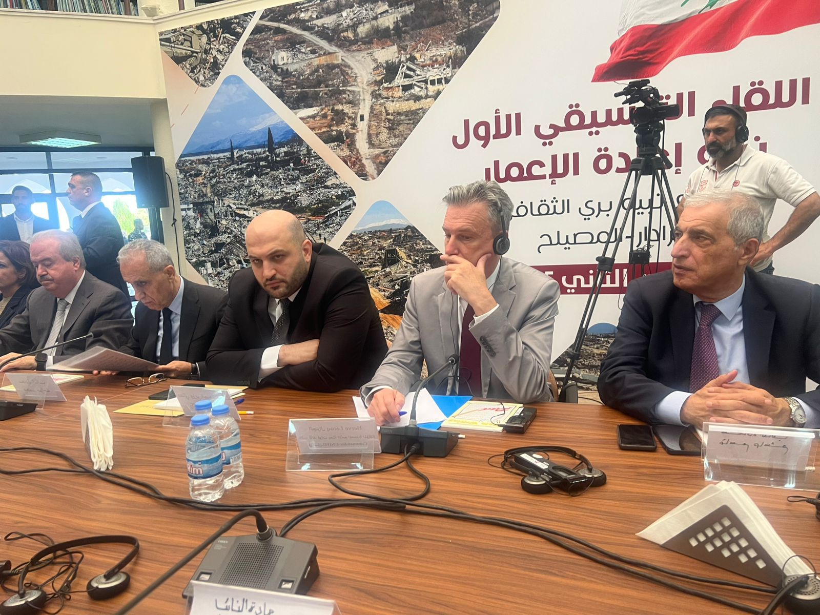 إنطلاق فعاليات اللقاء التنسيقي الأول نحو إعادة الإعمار في مجمع نبيه بري الثقافي