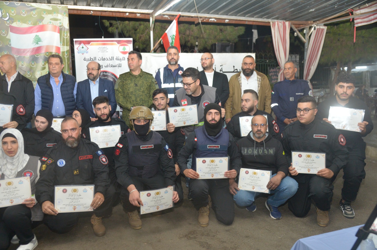 بالضور:هيئة الخدمات الطبية للإسعاف والإغاثةبرابطة أبناءبيروت.. حفل تخرج متطوعين ...