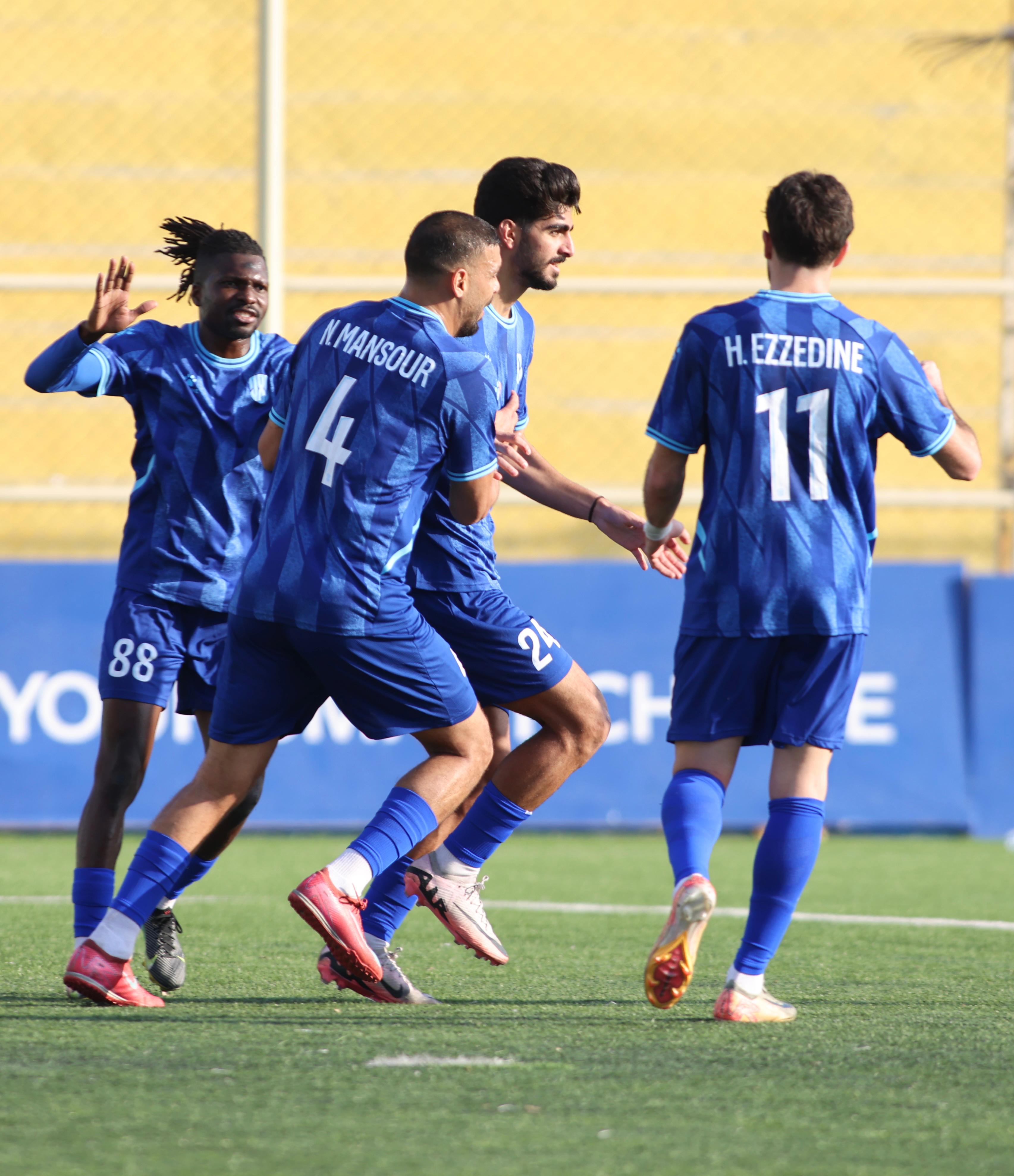 فوز العهد على البرج 4-1، في الجولة الحادية عشرة من الدوري اللبناني على ملعب الصفاء.