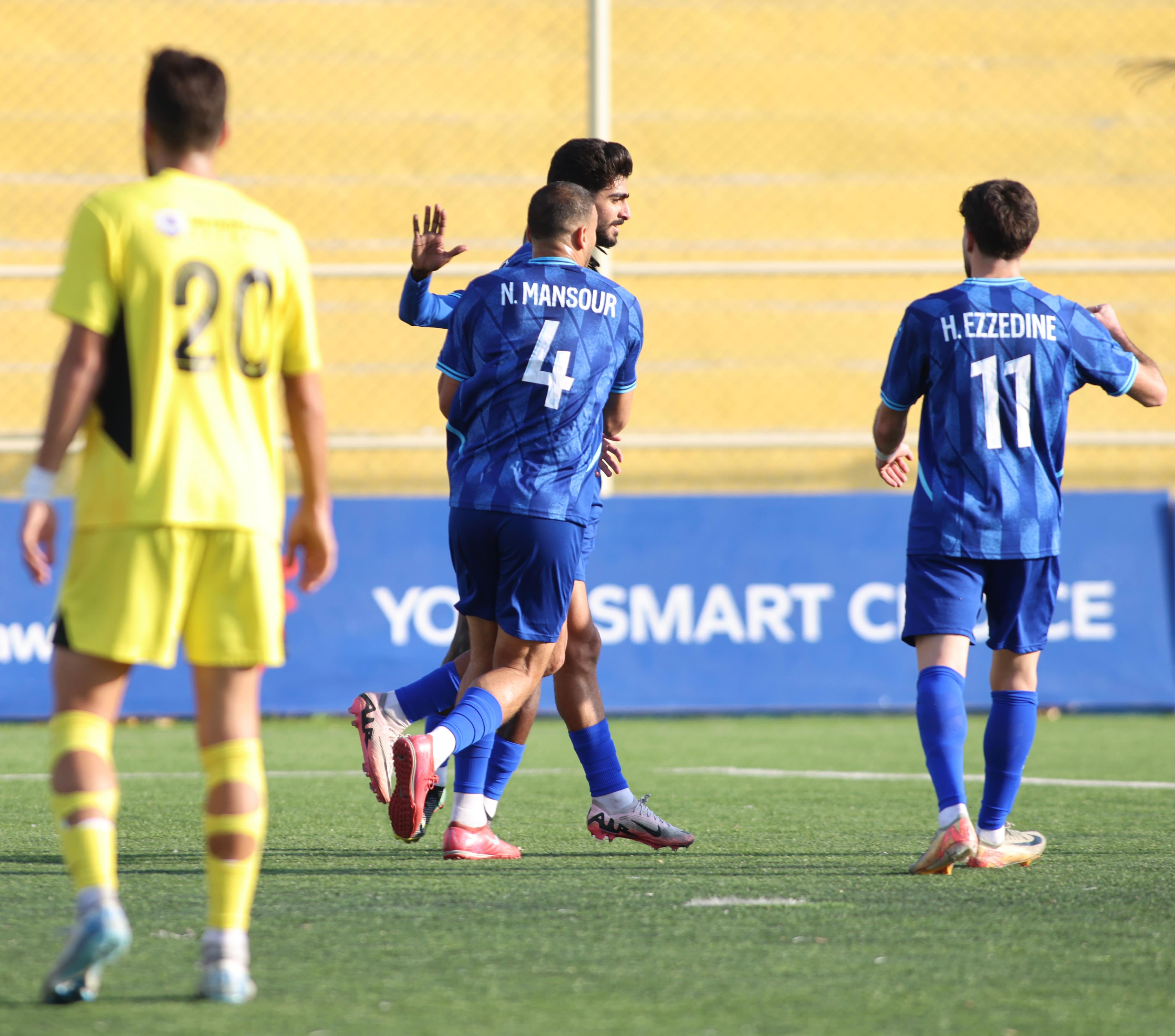 فوز العهد على البرج 4-1، في الجولة الحادية عشرة من الدوري اللبناني على ملعب الصفاء.