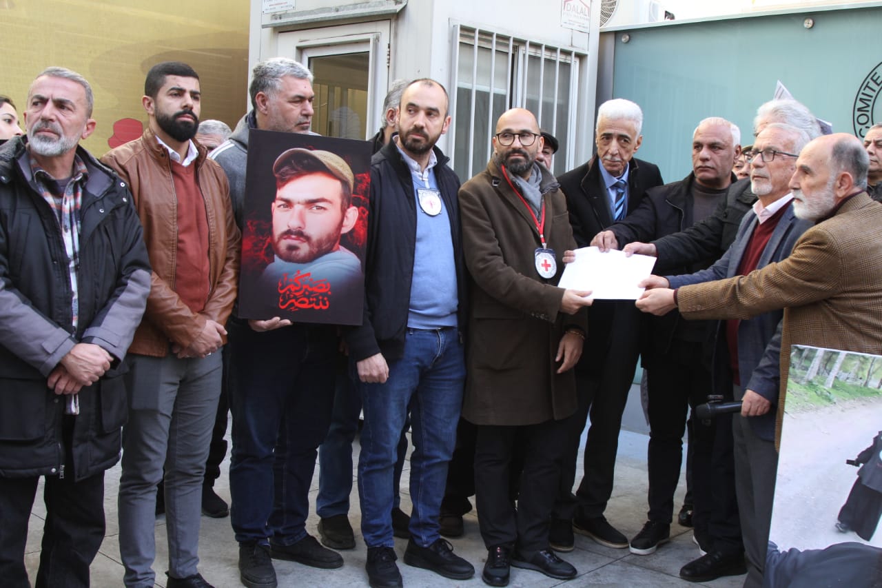 وقفة لمركز الخيام تضامنا مع المعتقلين اللبنانيين