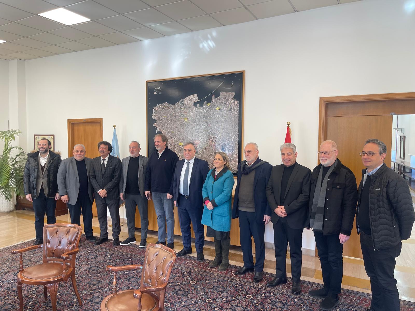 جمعية تجّار شارع الحمرا تطرح خطة تنظيمية وإنمائية أمام محافظ بيروت ورئيس البلدية* 