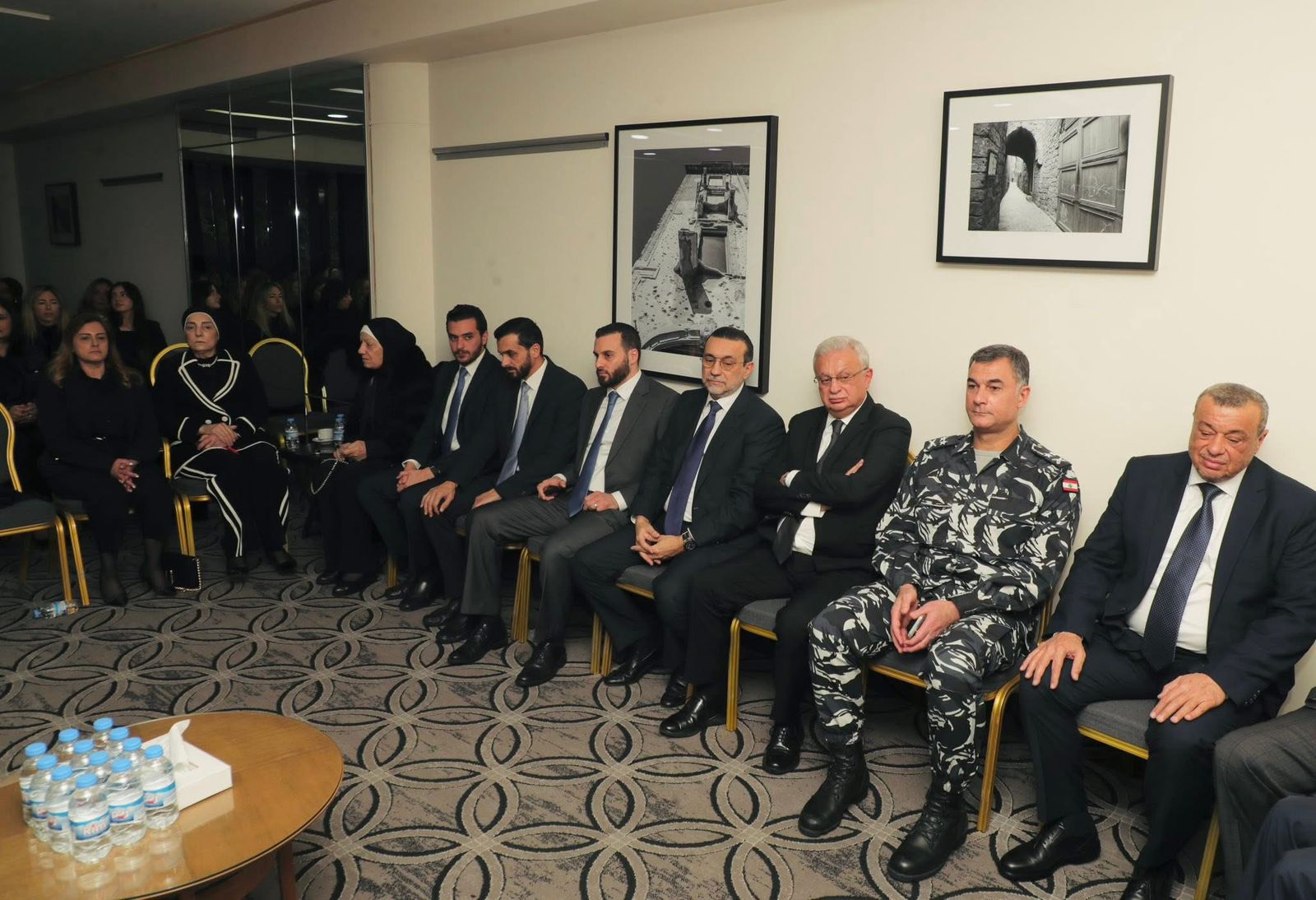 تقبّل العزاء بوفاة الحاجة ليلى عبد الرحمن الضاني في فندق راديسون بلو بحضور رسمي وفعاليات