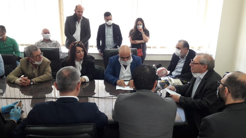 اجتماع رئيس المجلس الوطني للاعلام عبد الهادي محفوظ مع اصحاب المواقع