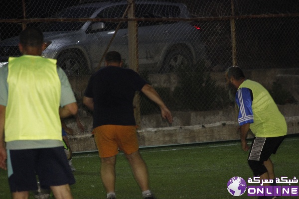 مباراة ودية في الميني فوتبول على أرض ملعب لصحابه الحكم الدولي السابق الحاج محمد علي سعد