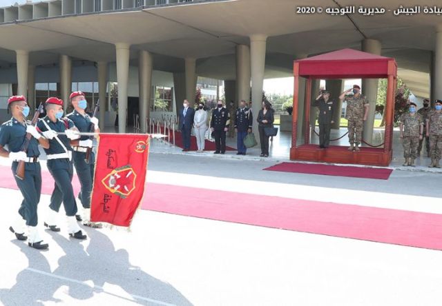 صور- استقبال العماد قائد الجيش لقائد القيادة الوسطى الأميركية