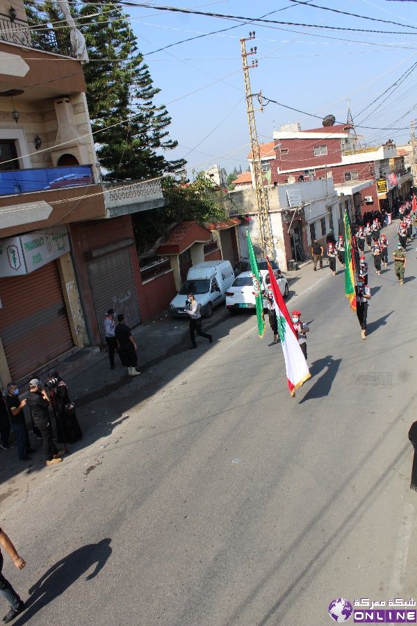 لقطات مصورة للعناصر الكشفيين الذين شاركوا في مسيرة العاشر من محرم 