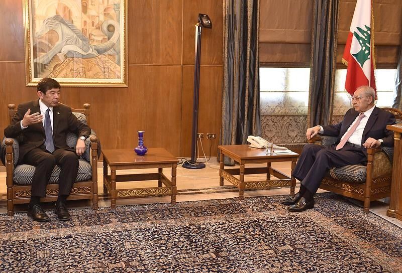الرئيس بري استقبل السفير الفرنسي في زيارة وداعية 