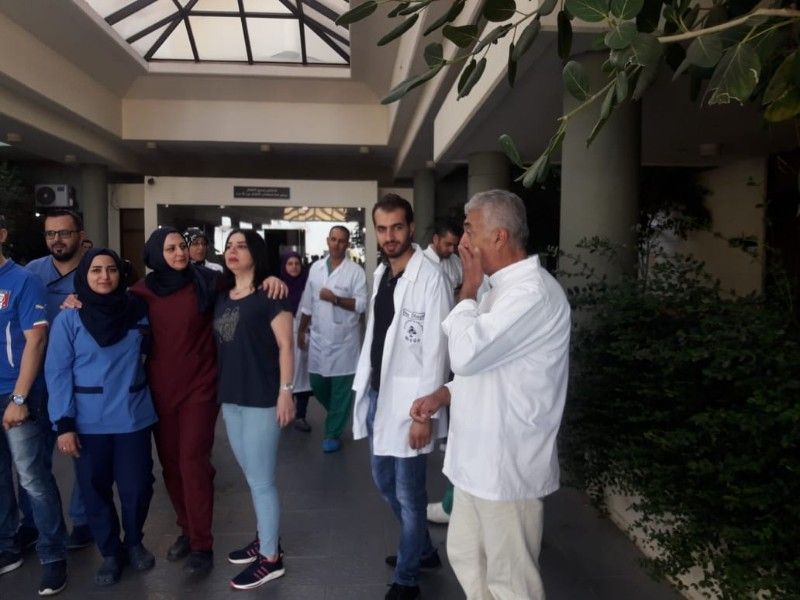توقف العمل في مستشفى نبيه بري لعدم إعطاء الموظفين السلسلة​​​​​​​