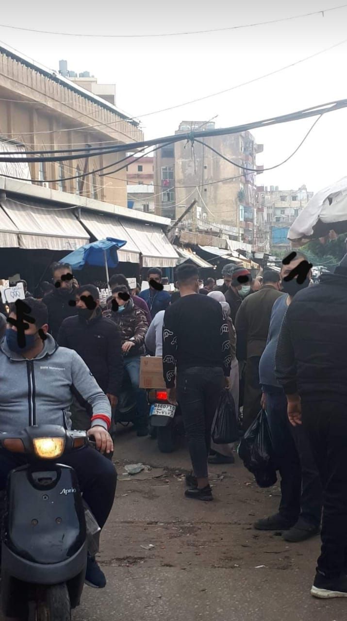 بالصور: زحمة مواطنين في سوق صبرا والقوى الأمنية تتحرّك
