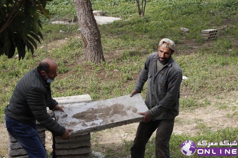 بالصورمعركة: تشييع المرحومة حياة علي الحج خليل إبراهيم سعد جنازة اقتصرت على عائلتهاوالاصدقاء