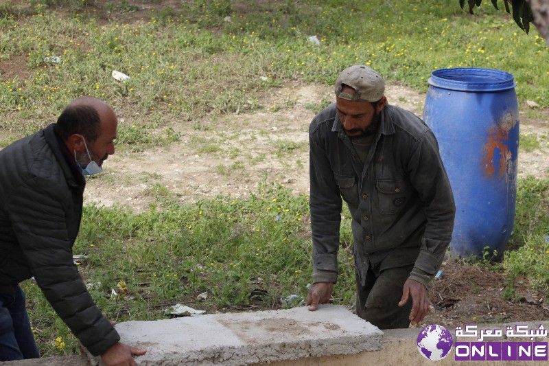 بالصورمعركة: تشييع المرحومة حياة علي الحج خليل إبراهيم سعد جنازة اقتصرت على عائلتهاوالاصدقاء