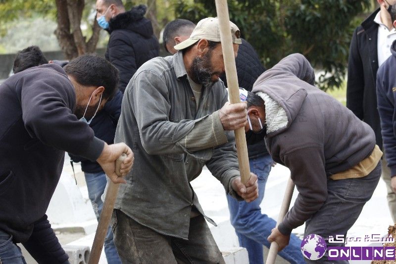 بالصورمعركة: تشييع المرحومة حياة علي الحج خليل إبراهيم سعد جنازة اقتصرت على عائلتهاوالاصدقاء