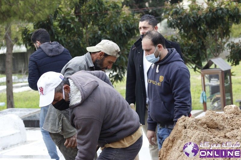 بالصورمعركة: تشييع المرحومة حياة علي الحج خليل إبراهيم سعد جنازة اقتصرت على عائلتهاوالاصدقاء