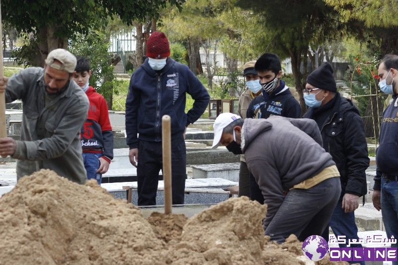 بالصورمعركة: تشييع المرحومة حياة علي الحج خليل إبراهيم سعد جنازة اقتصرت على عائلتهاوالاصدقاء